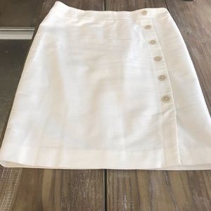 Loft white skirt